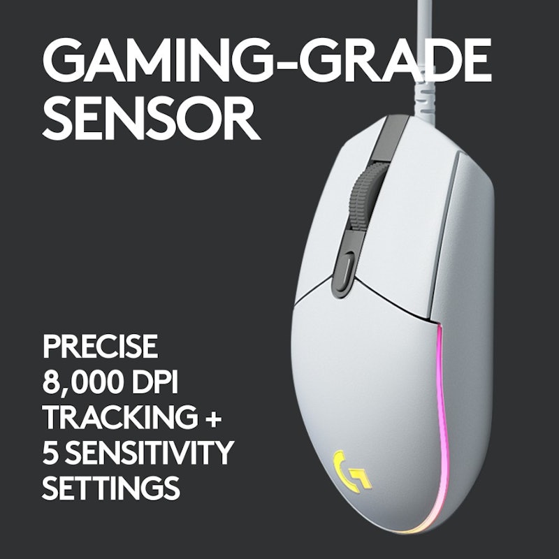 Logitech Mouse Gaming Wired RGB Lightsync 4