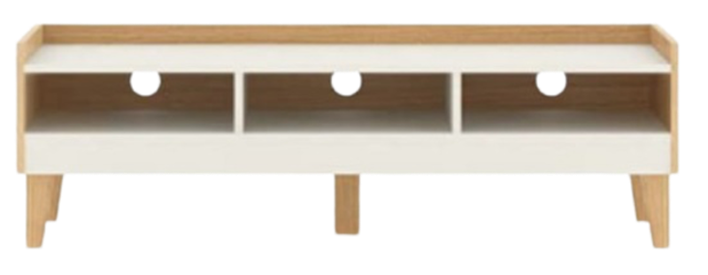 Lucas TV Stand White-Beech 2