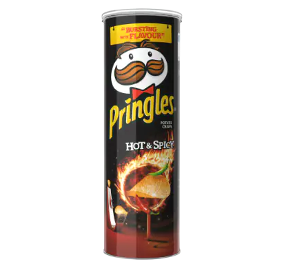 Pringles Potato Crisps Hot & Spicy
