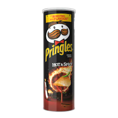 Pringles Potato Crisps Hot & Spicy