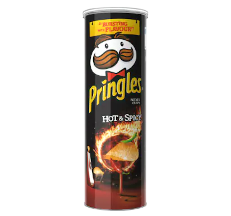 Pringles Potato Crisps Hot & Spicy 1
