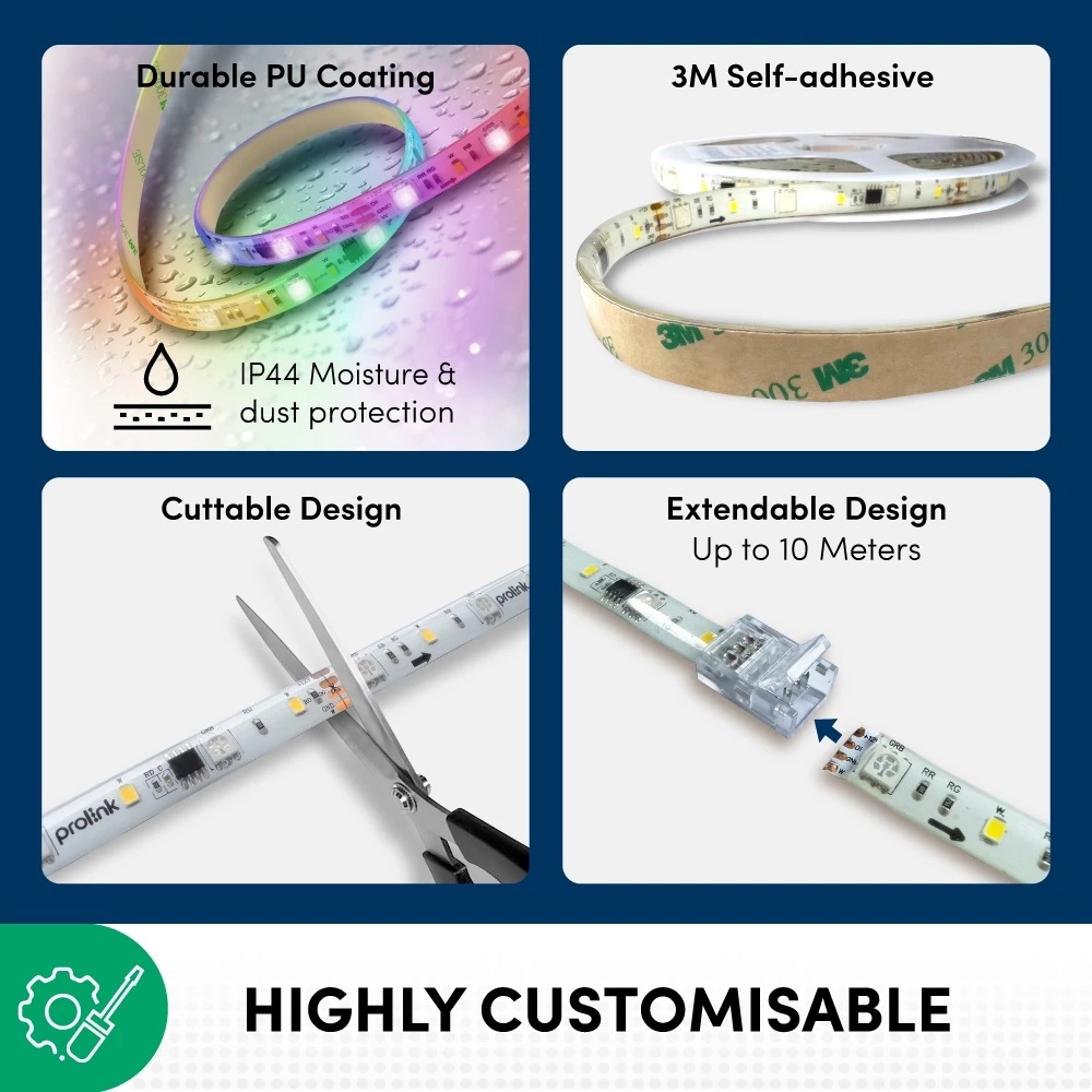 Prolink Intidata Nusantara Prolink Smart LED Light Strip RGBIC