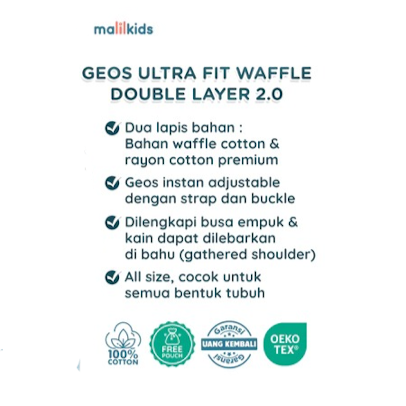 Malilkids Geos Ultra Fit Waffle Double Layer 2.0 3