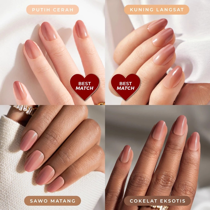 Eze Nails Malahayati in Nude Brown 3