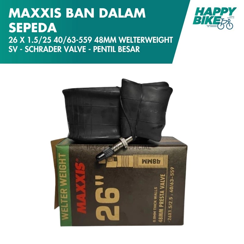 Maxxis Welter Weight Tubes 26 x 1.50/2.50 48 mm Presta Valve 4
