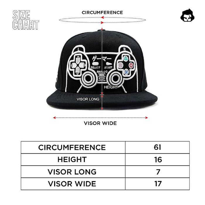 Kizaru Kusuma Cipta KIZARU Topi Snapback PS Controller