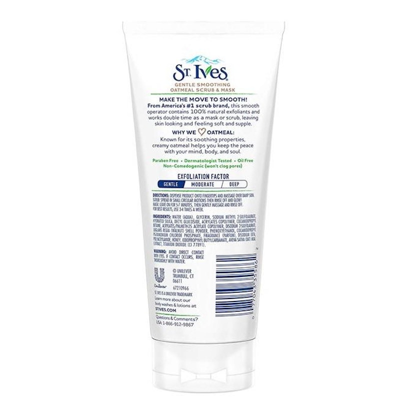St. Ives Gentle Smoothing Oatmeal Scrub & Mask 2