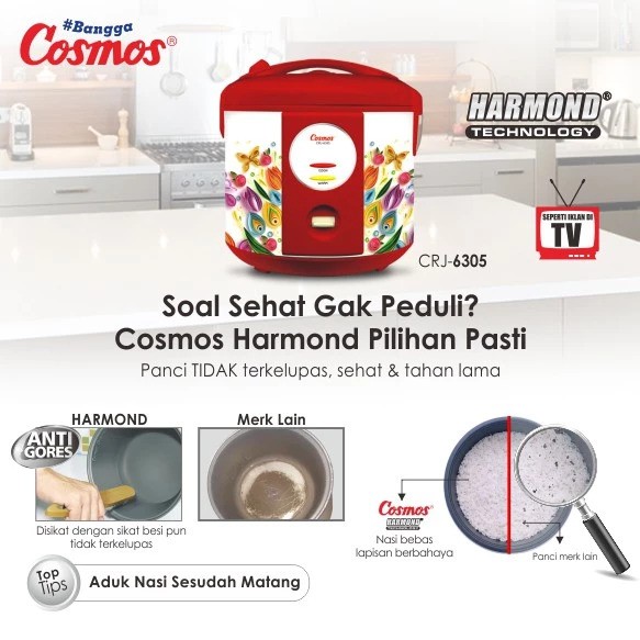 Cosmos Rice Cooker Harmond CRJ-6305