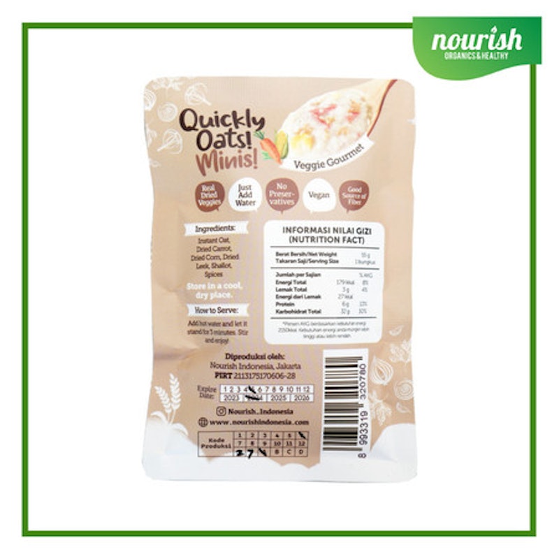 Quickly Oats! Minis! Veggie Gourmet 3