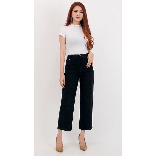 Outbox Fashion  Jeans Boyfriend Kulot Wide