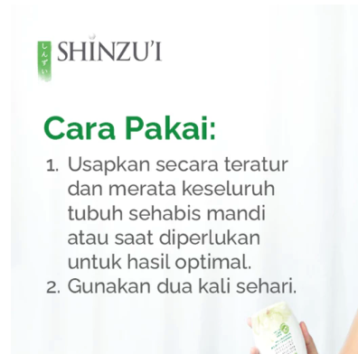 Shinzui Skin Lightening Body Lotion with Vitamin C + E Serum Sakura 210 ml 6