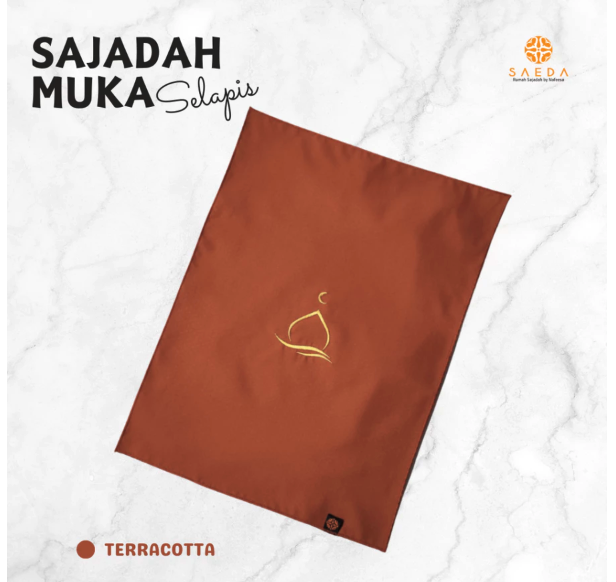  SAEDA Sajadah Muka Selapis 