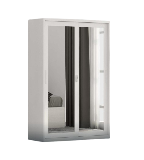 Pro Design Spiegel Lemari Pakaian Besi ｜ Sliding 160