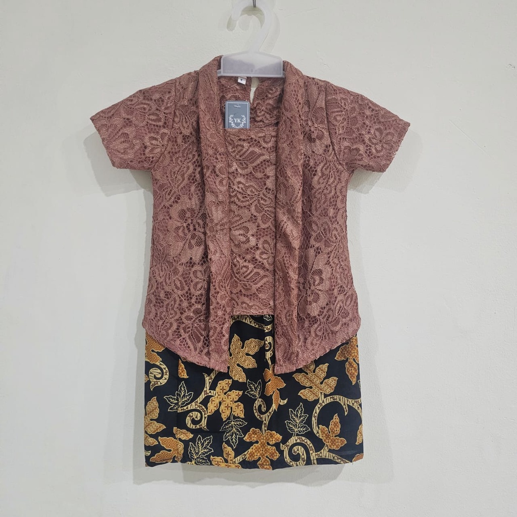 Setelan Kebaya Anak Kutu Baru CICI KID Brukat
