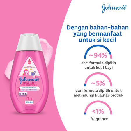 Johnson & Johnson Indonesia Johnson's Baby Active Kids Shiny Drops Shampoo