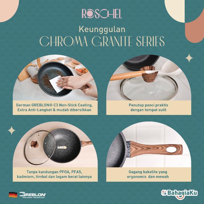 Roschel Chroma Granite Fry Pan 20 cm RPG-120