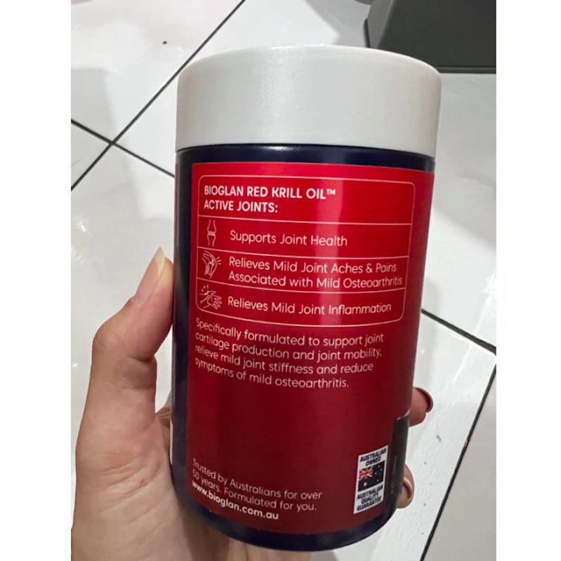 BIOGLAN Red Krill Oil™ Double Strength 1000 mg 60 Capsule 3