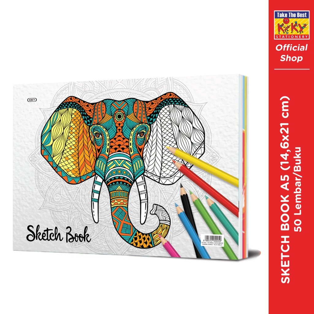 Kiky Creative Products Industri KIKY Sketch Book  A5  AA621415