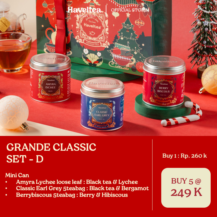  Haveltea Christmas Artisan Tea Hampers Natal Grande Classic Type D