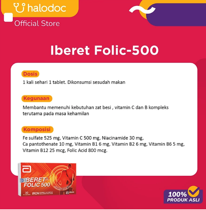 Iberet Folic 500 2