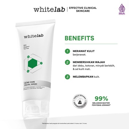 Natura Deca Kosmetika Whitelab Acne Care Facial Wash