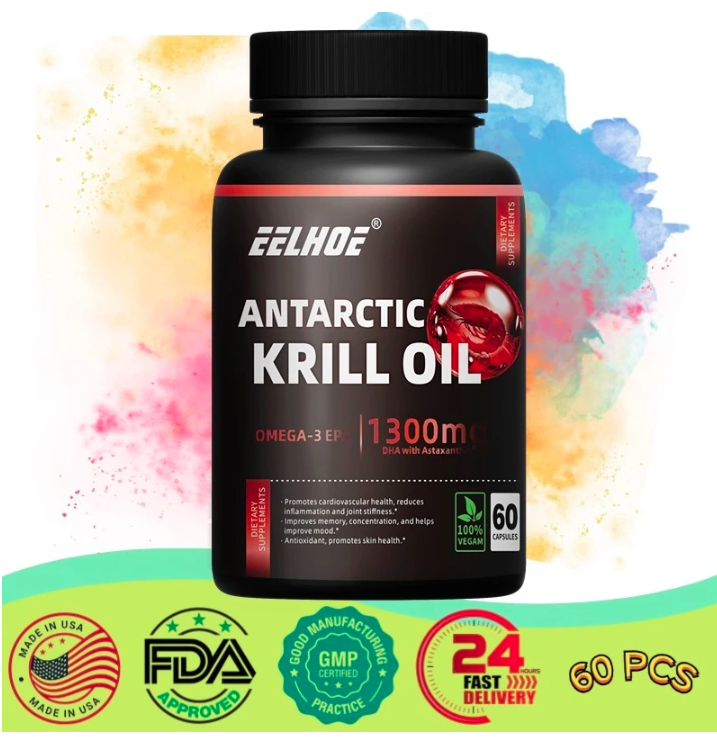  EELHOE Antartic Krill OIl 1300 mg 60 Kapsul