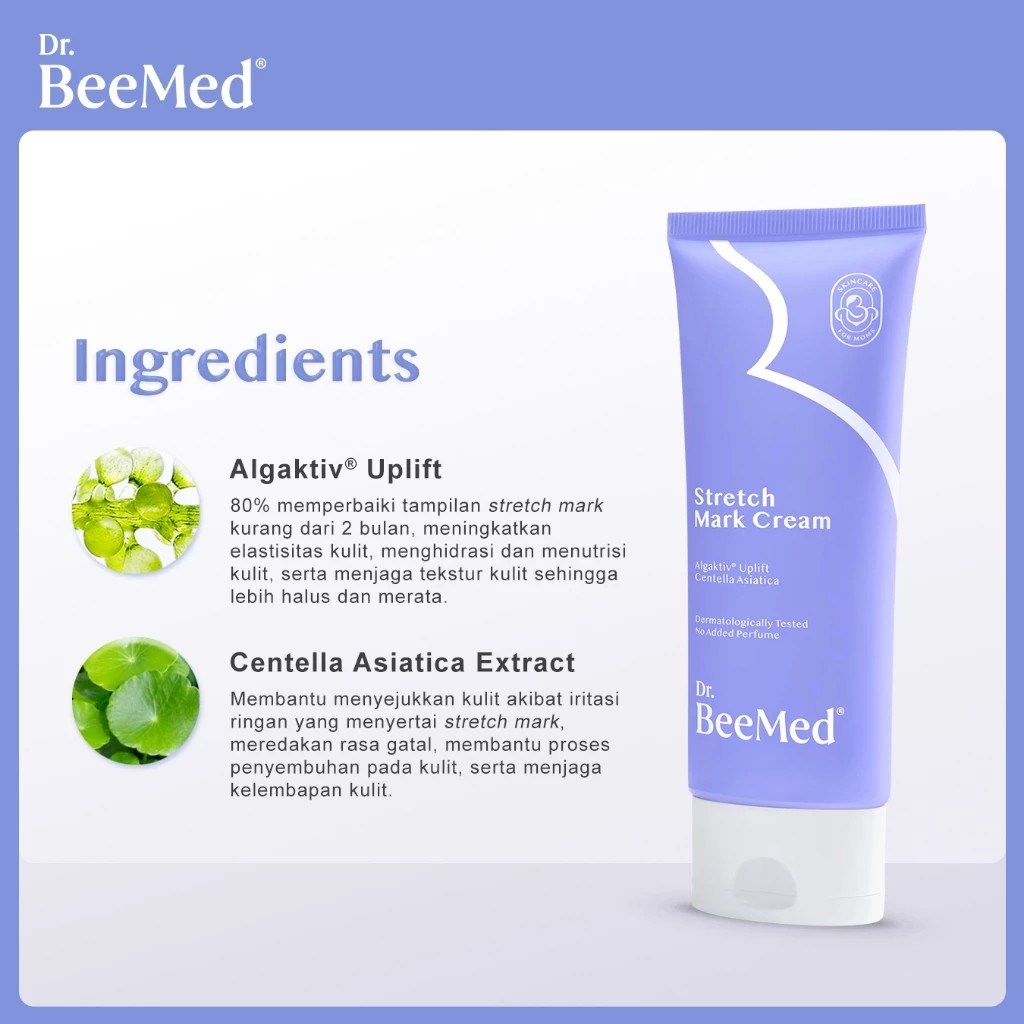 Docbee Deca Indonesia Dr.BeeMed Stretch Mark Cream 