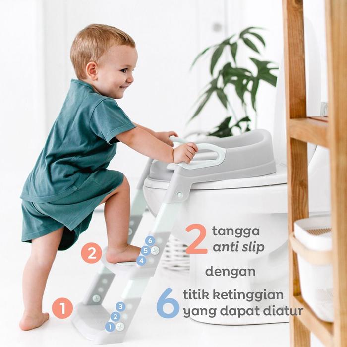 Kindalin Utama Internasional Sugarbaby "Yes I Can" Potty Training Seat & Ladder