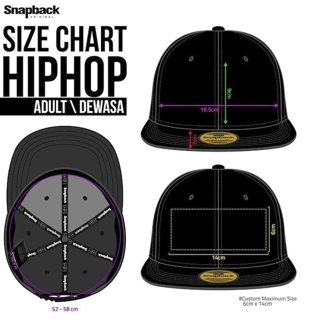 Topi Hiphop Dewasa Bordir Disney Mickey Close The Eyes