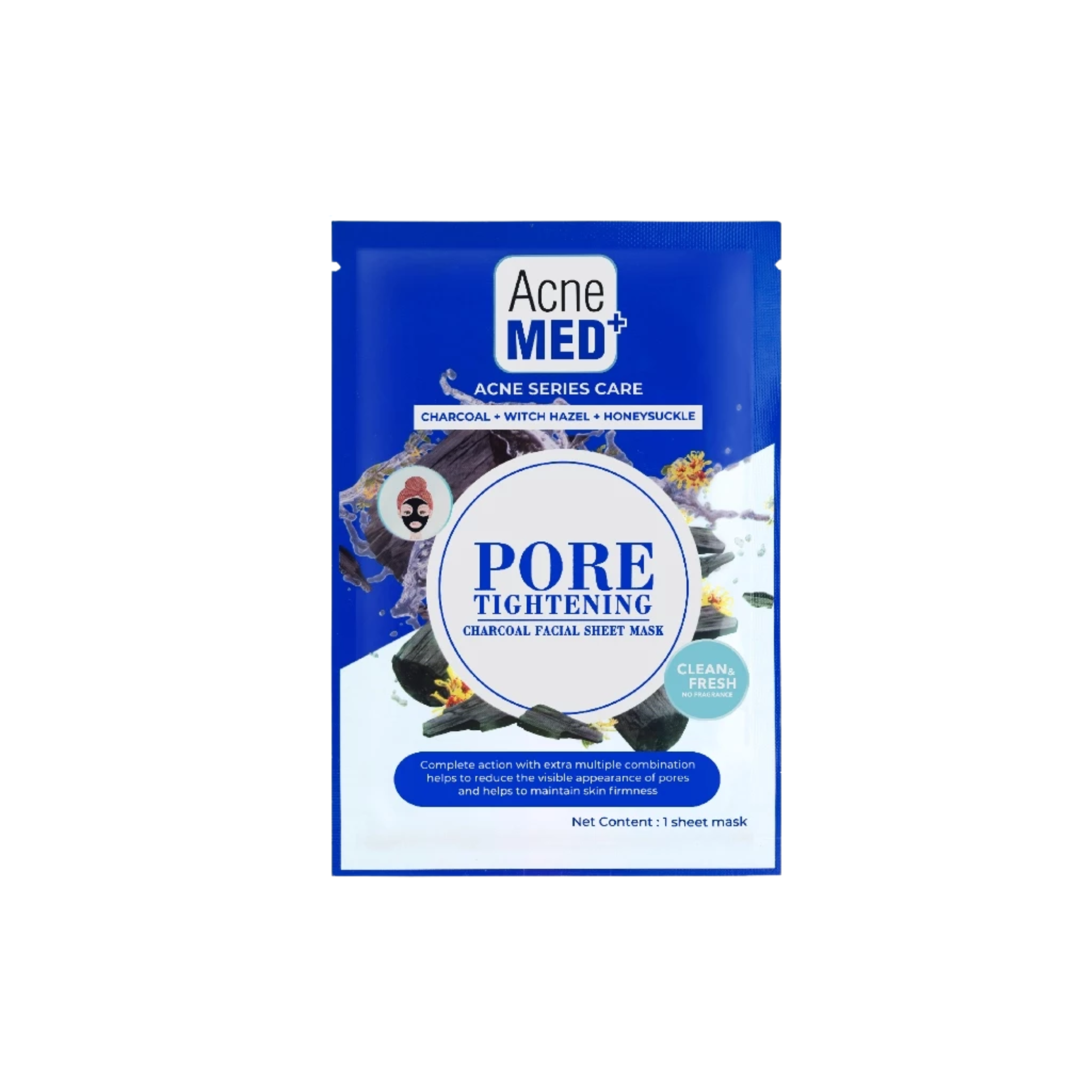 Pore Tightening Facial Charcoal Sheet Mask 1