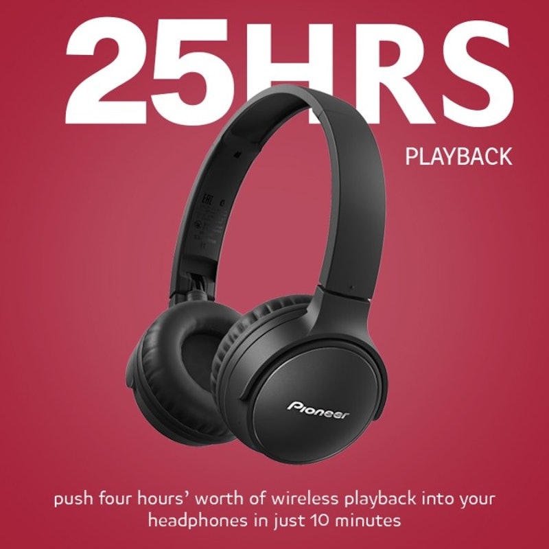 Pioneer On-Ear Wireless Headphones S3 4