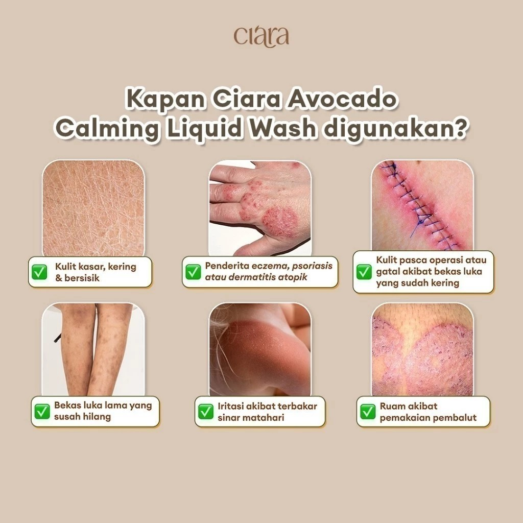 Ciara Indonesia Ciara Avocado Calming Liquid Wash