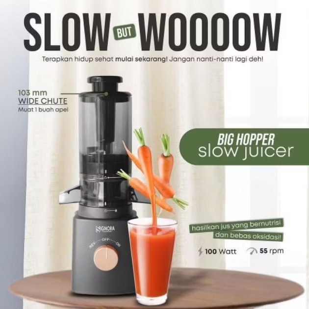 Signora Sarana Sukses Signora Big Hopper Slow Juicer
