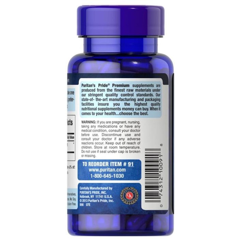 Puritan's Pride L-Arginine 500 mg 2