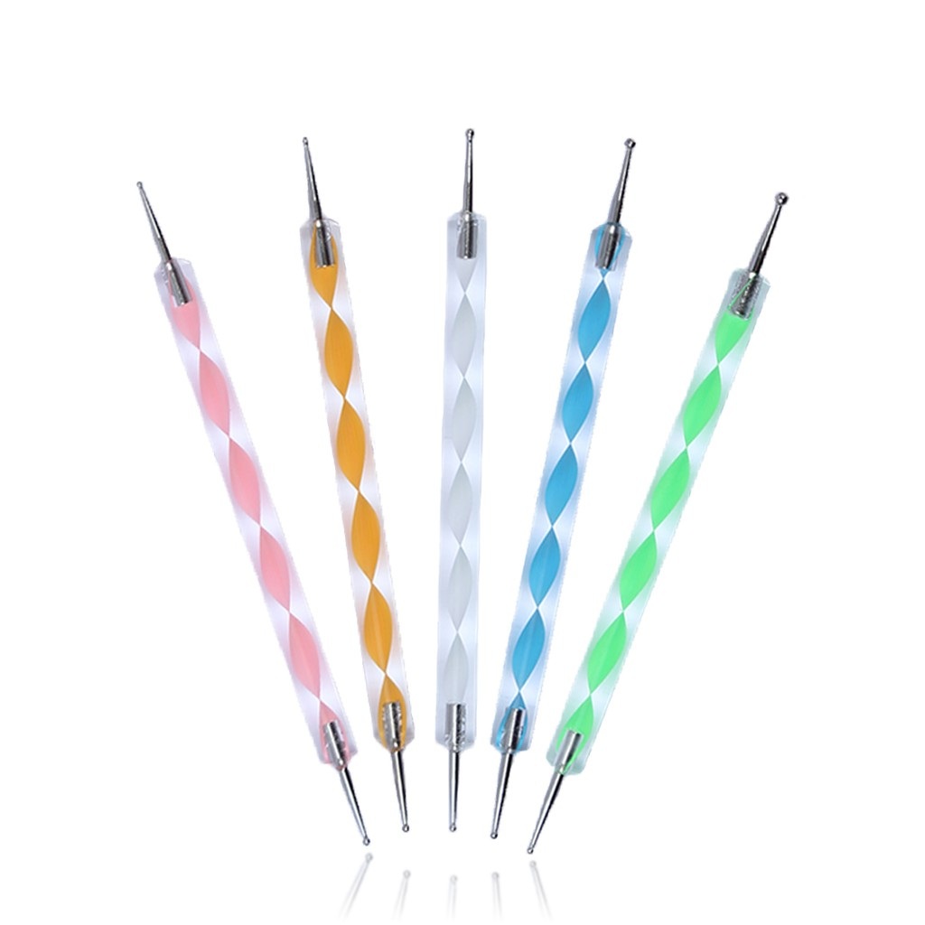 Nail Art Pen Dotting Tools - Alat Membuat Nail Art 1 Set isi 5 Pcs