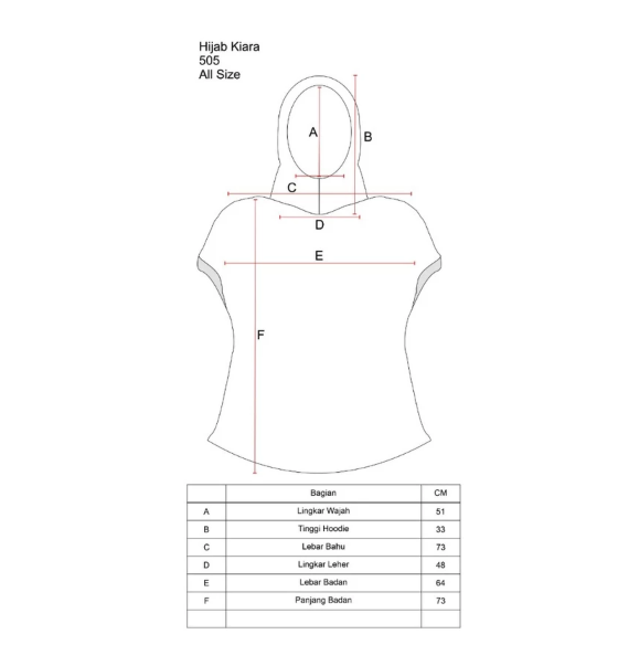 Pancajaya Sejati Duraking Hijab Sports Kiara