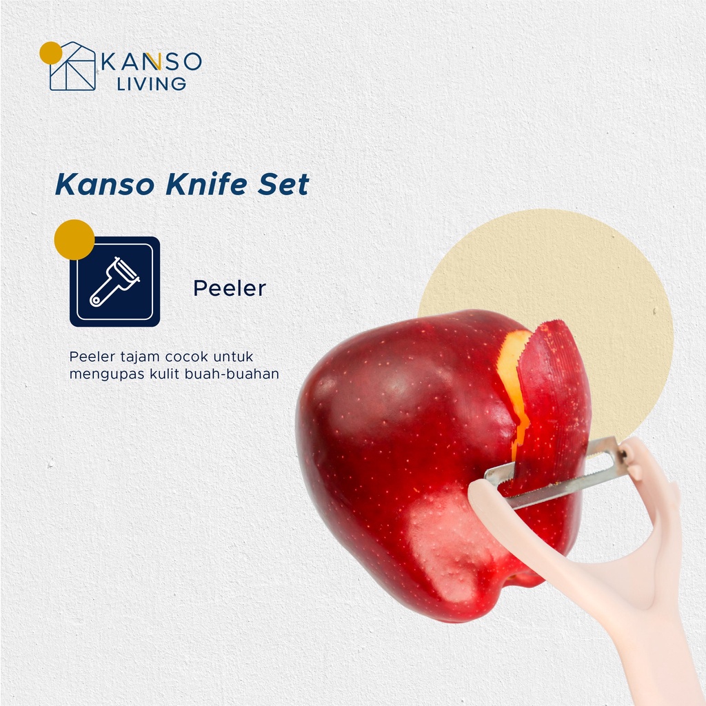 Kanso Living Kanso Living 4 in 1 Knife Set KL-CB12