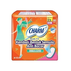 CHARM Body Fit Extra Maxi Non Wing 23 cm