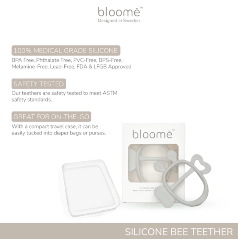 BLOOME Baby Silicone Bee Teether 3