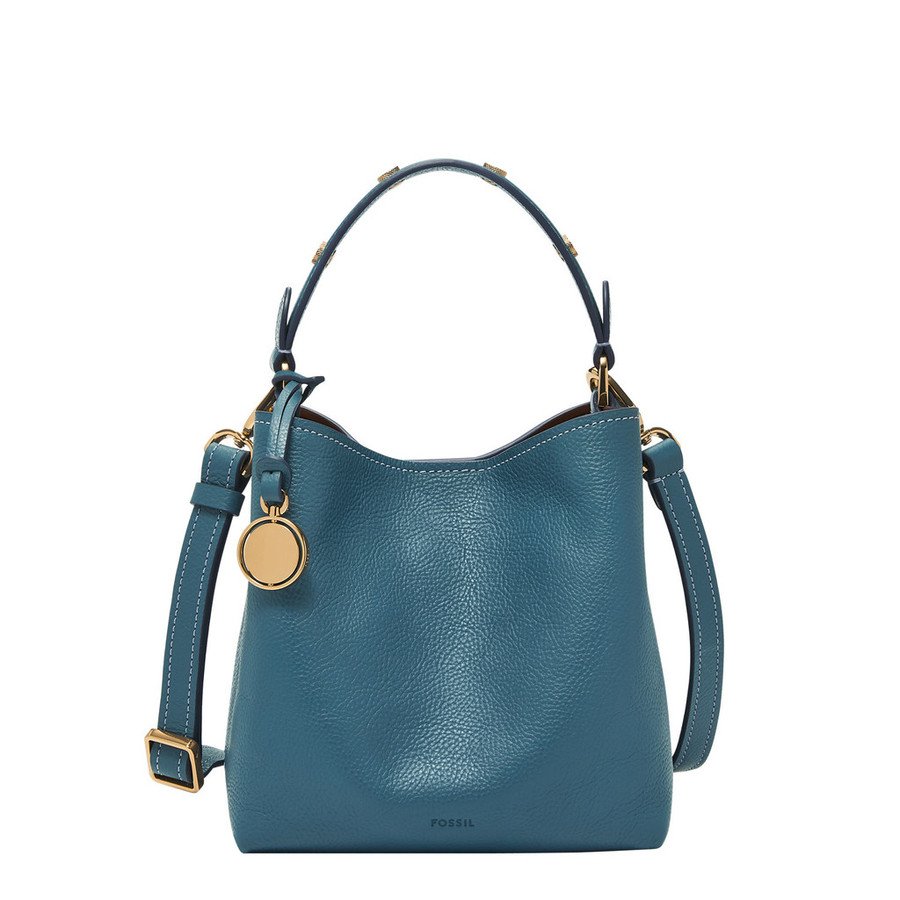 Fossil Jessie Leather Small Bucket Drizzle Crossbody Leather ｜ ZB11002-106