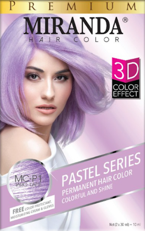 Hair Color Pastel Series Taro Latte 1