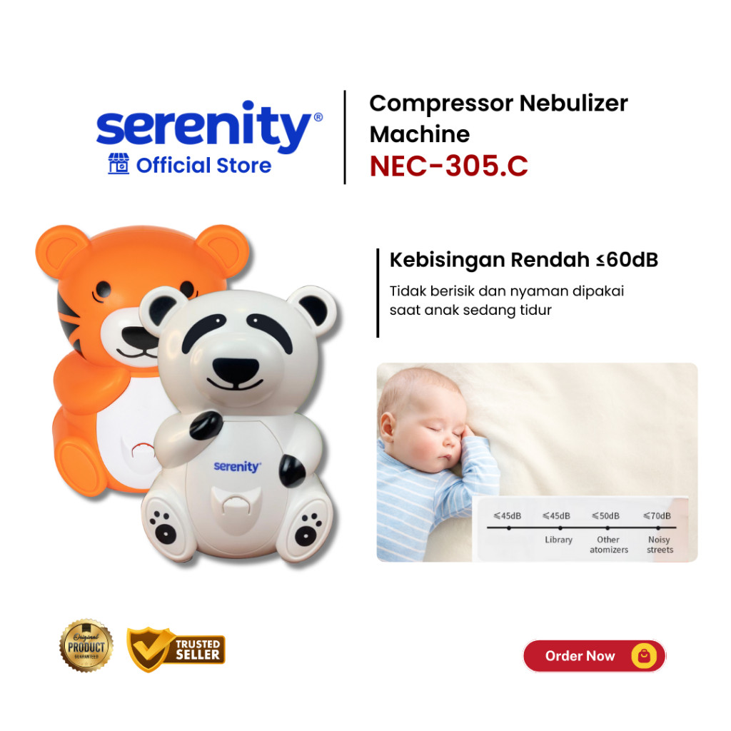 Serenity Indonesia Serenity Compressor Nebulizer  NEC-305.C