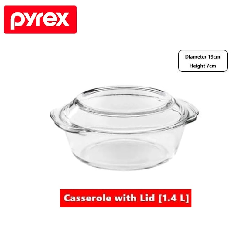 Pyrex Casserole with Lid 1.4 liter 3