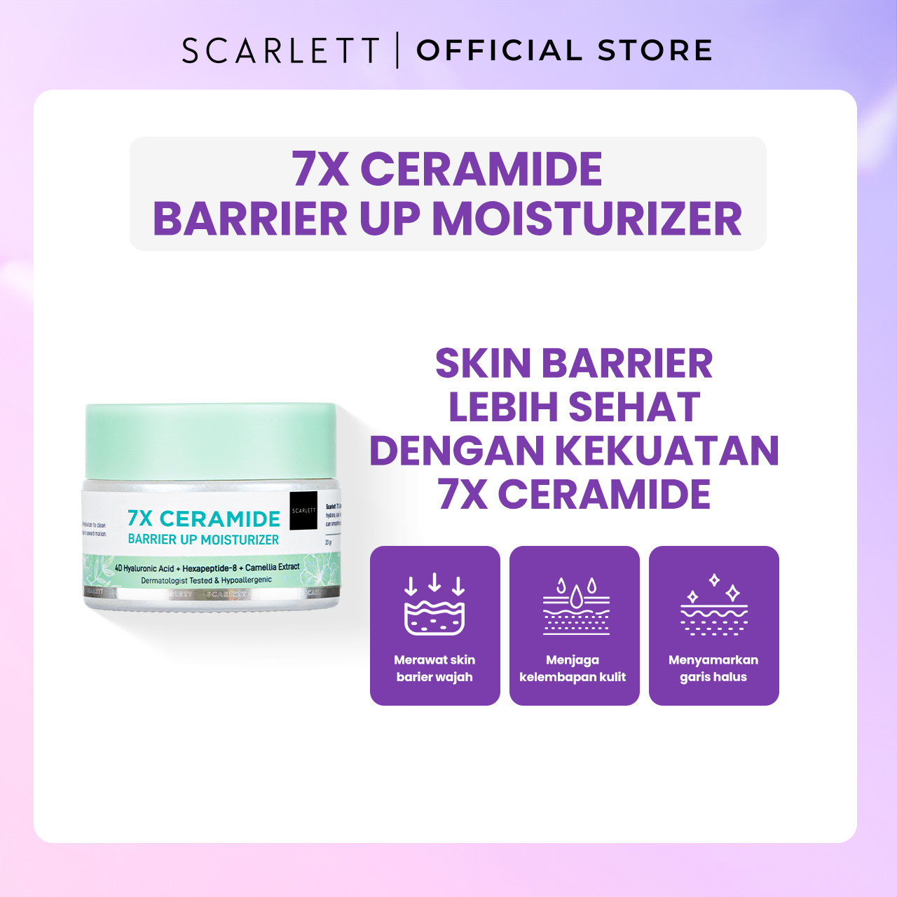 Opto Lingkar Sejahtera Scarlett Whitening 7X Ceramide Barrier Up