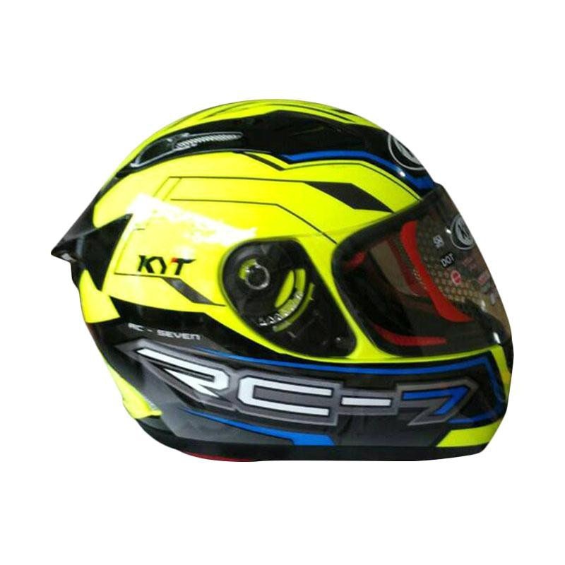 KYT RC Seven #14 Yellow/Fluo/Black/Blue