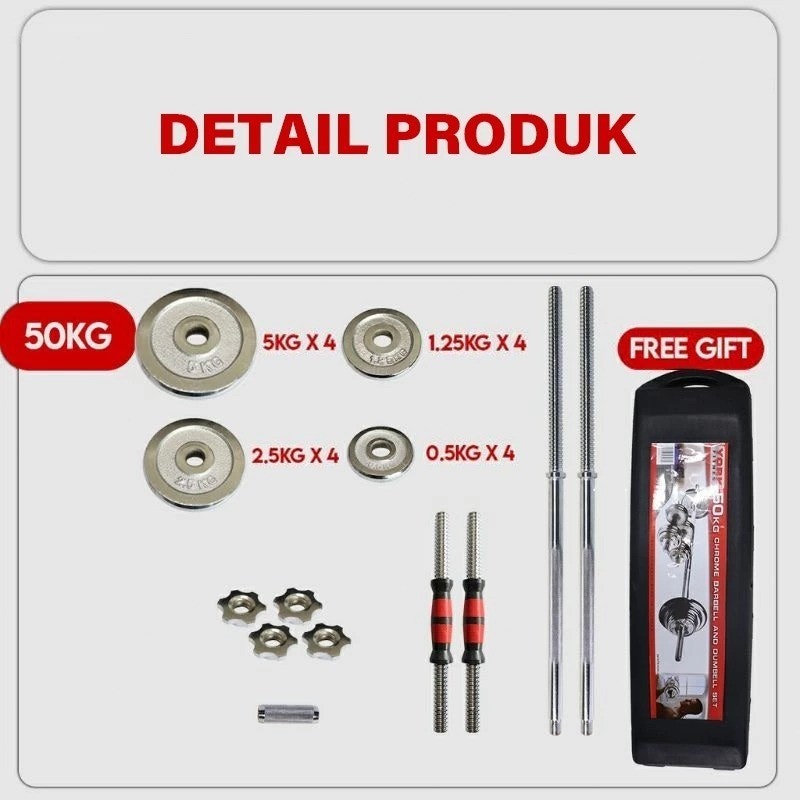Proiron Dumbbell Set 50 kg 5