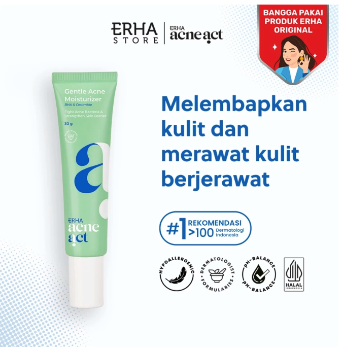 ERHA Clinic Indonesia ERHA Acneact Gentle Acne Moisturizer