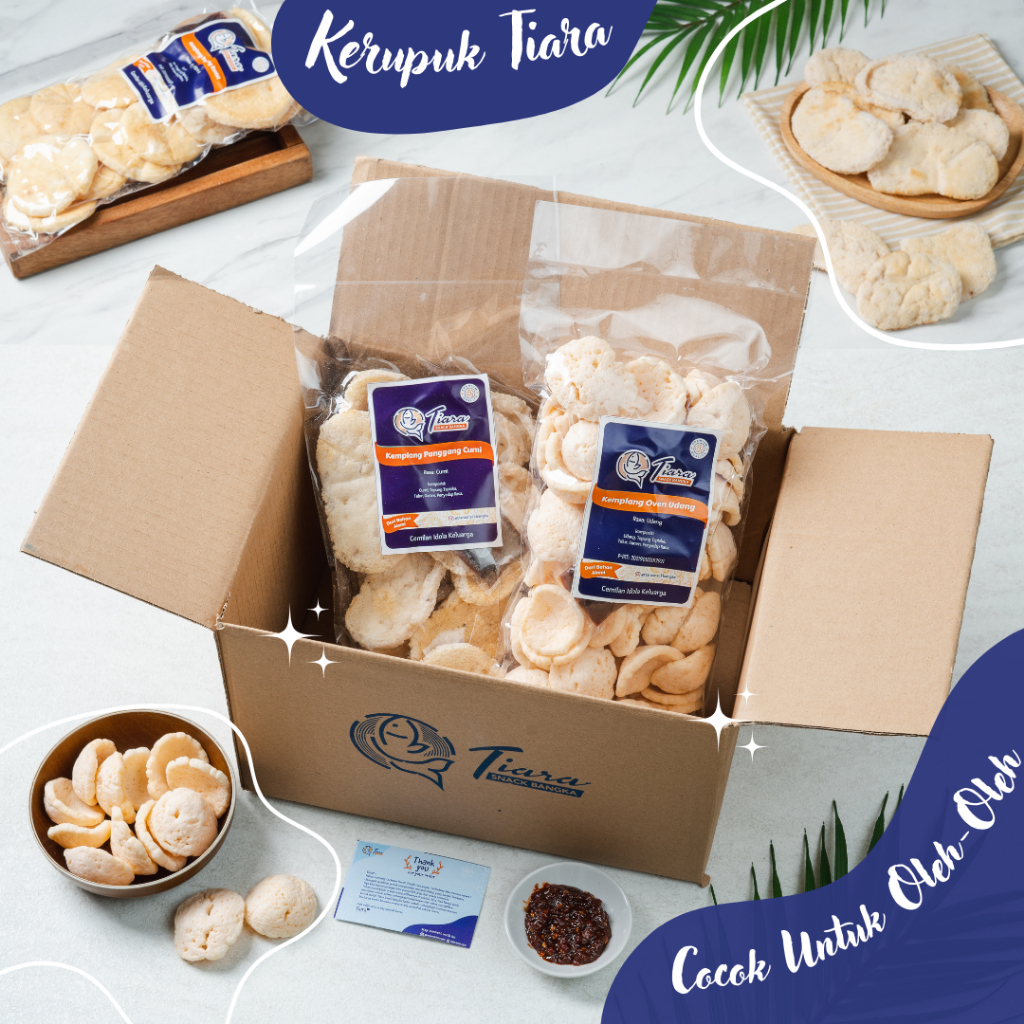 Tiara Snack Bangka Kerupuk Oven Ikan Tenggiri