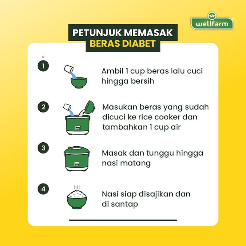 WellFarm Beras Diabet Organik 4
