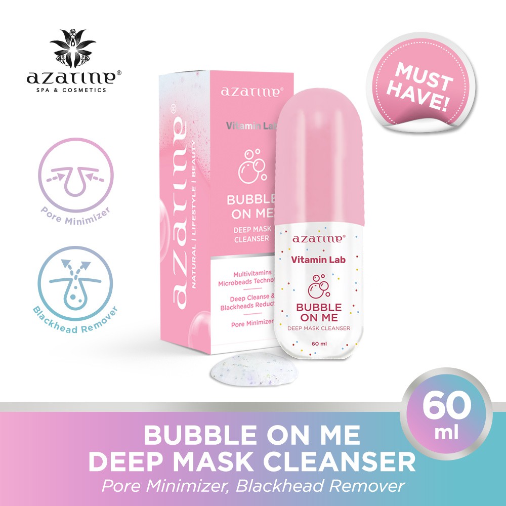Wahana Kosmetika Indonesia Azarine® Vitamin Lab Bubble On Me Deep Mask Cleanser 